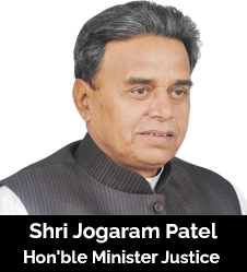 Hon'ble Minister Justice Shri Jogaram Patel